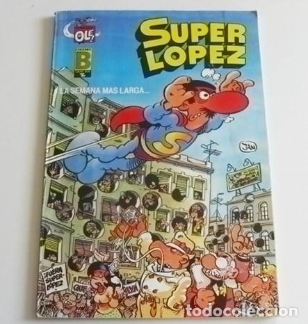 Comics: SUPERL&Oacute;PEZ LA SEMANA M&Aacute;S LARGA - C&Oacute;MIC HUMOR COLECCI&Oacute;N OL&Eacute; EDICIONES B 1987 - A&Ntilde;OS 80 JAN