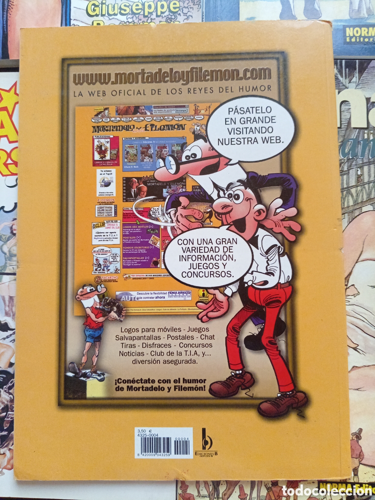 C&oacute;mics: Colecci&oacute;n Ol&eacute; Mortadelo y Filem&oacute;n 4 cj106 - Foto 2