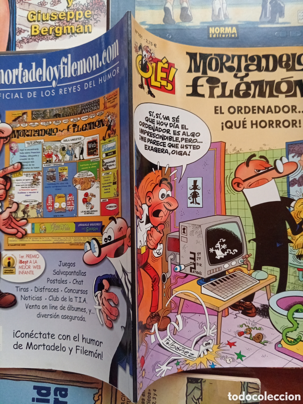 C&oacute;mics: Colecci&oacute;n Ol&eacute; Mortadelo y Filem&oacute;n 161 cj106 - Foto 3