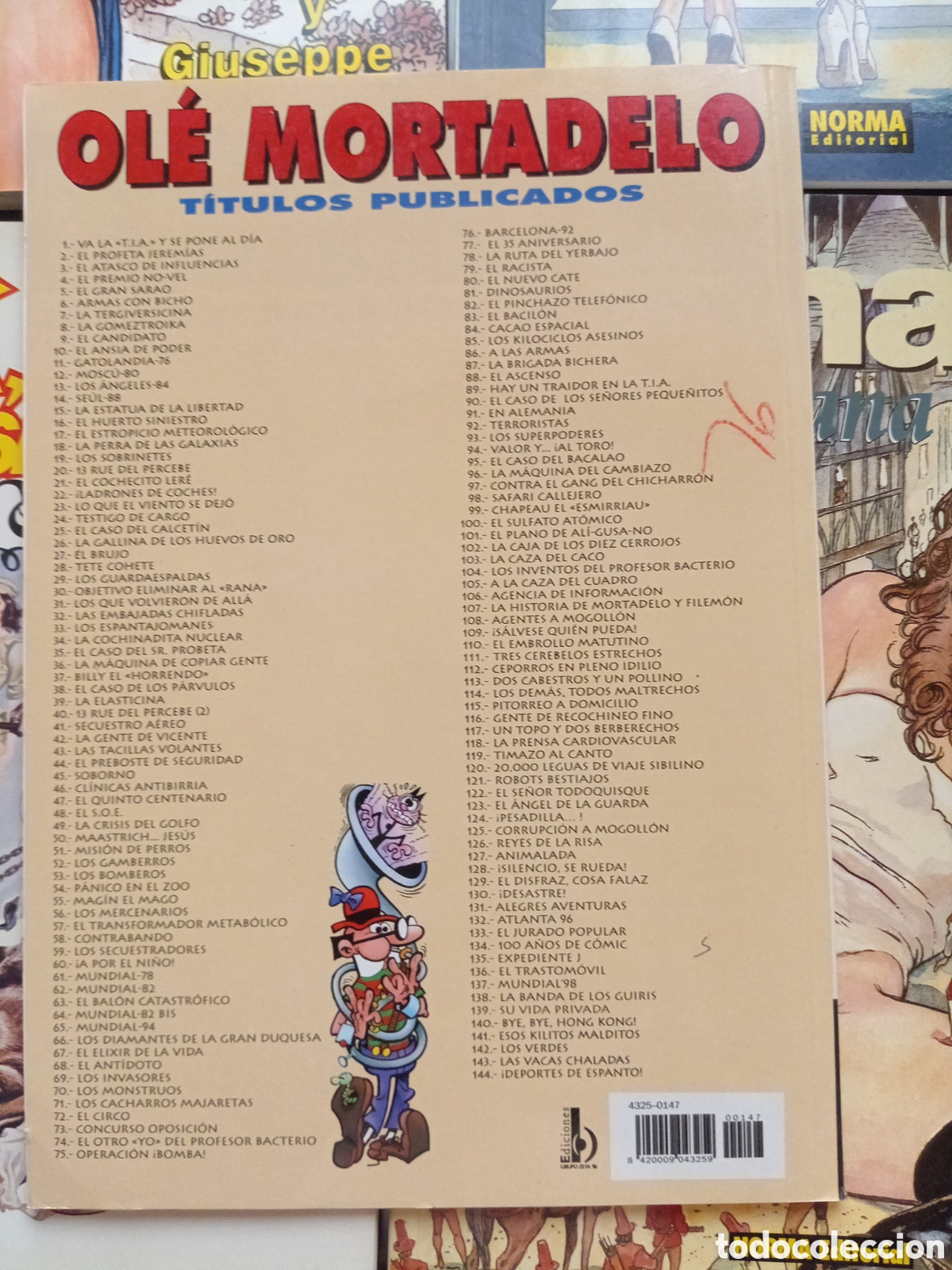 C&oacute;mics: Colecci&oacute;n Ol&eacute; Mortadelo y Filem&oacute;n 147 cj106 - Foto 2