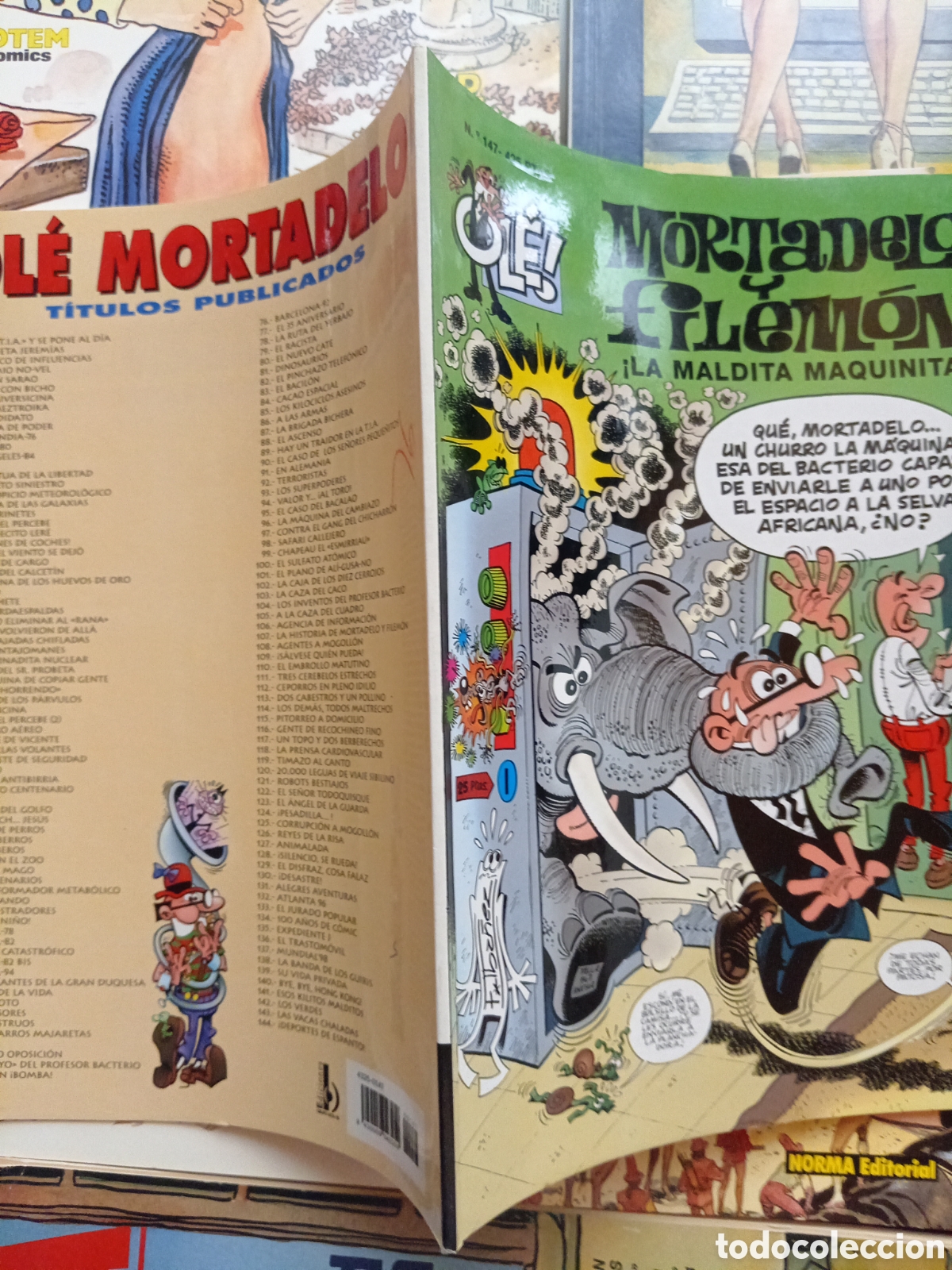 C&oacute;mics: Colecci&oacute;n Ol&eacute; Mortadelo y Filem&oacute;n 147 cj106 - Foto 3