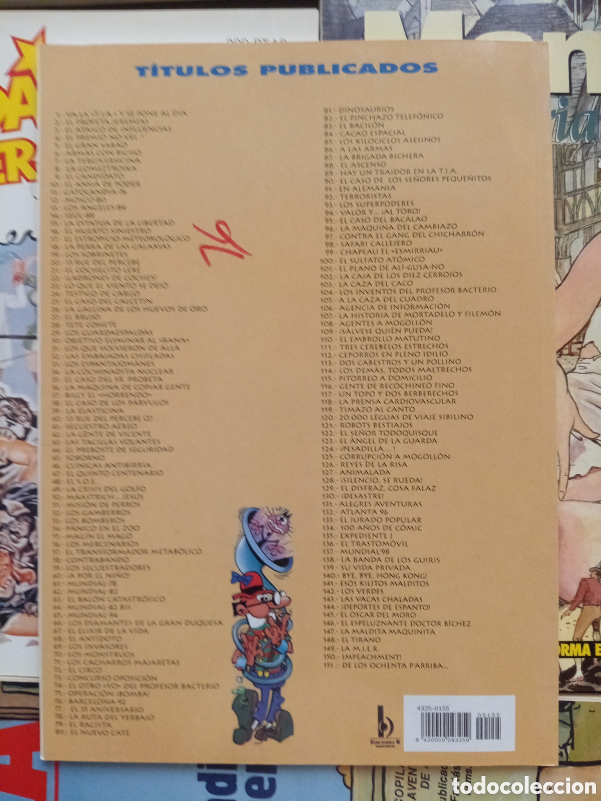 C&oacute;mics: Colecci&oacute;n Ol&eacute; Mortadelo y Filem&oacute;n 155 cj106 - Foto 2