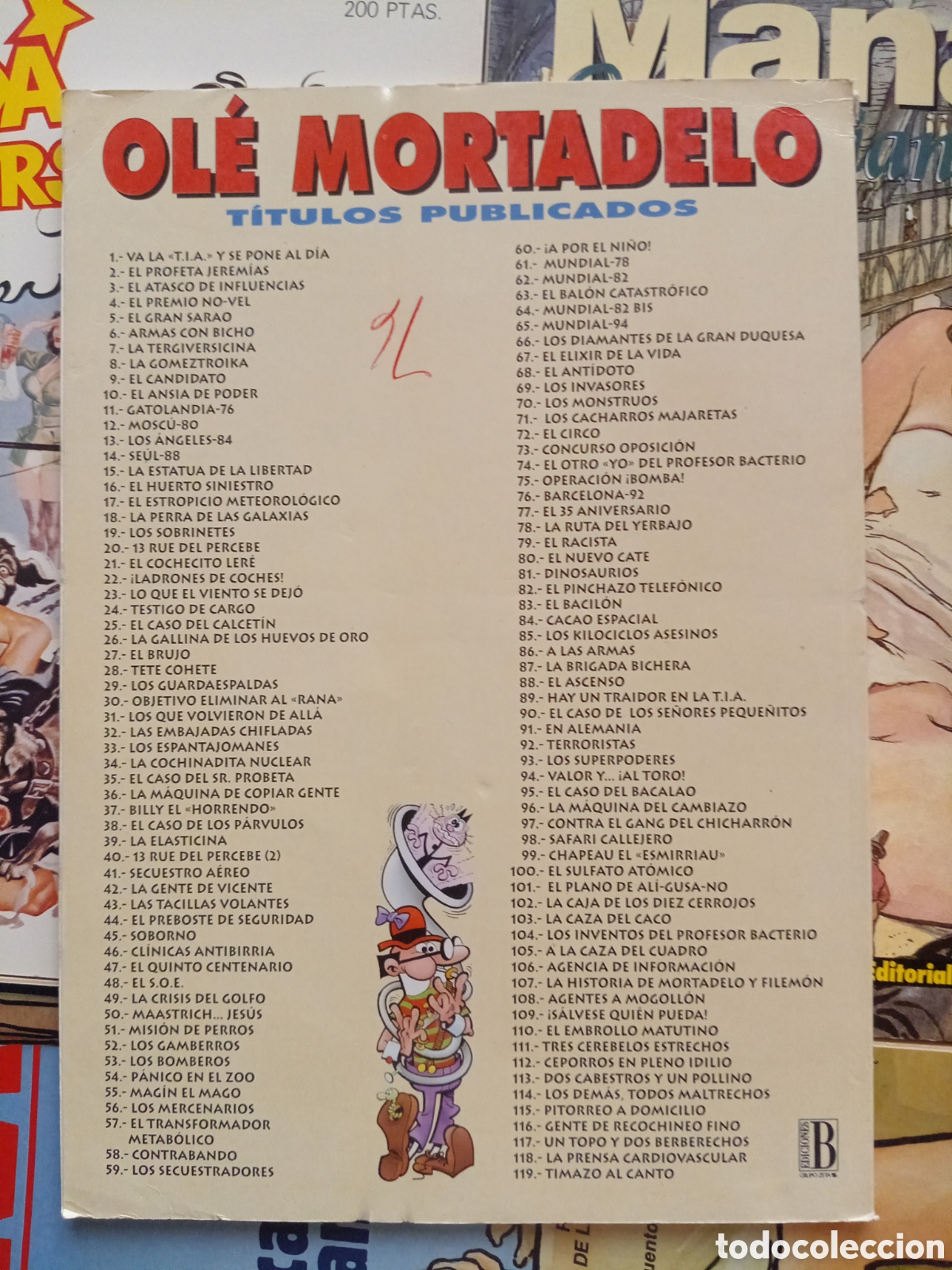 C&oacute;mics: Colecci&oacute;n Ol&eacute; Mortadelo y Filem&oacute;n 10 cj106 - Foto 2