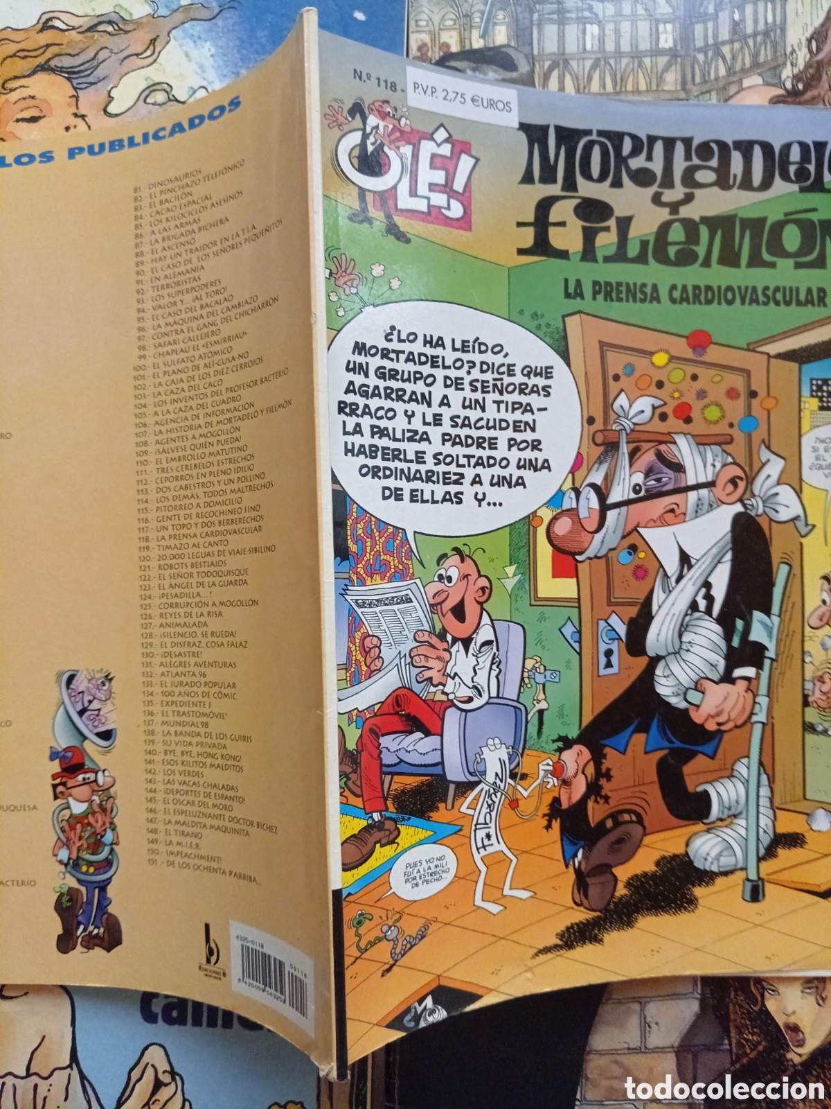 C&oacute;mics: Colecci&oacute;n Ol&eacute; Mortadelo y Filem&oacute;n 118 cj106 - Foto 3