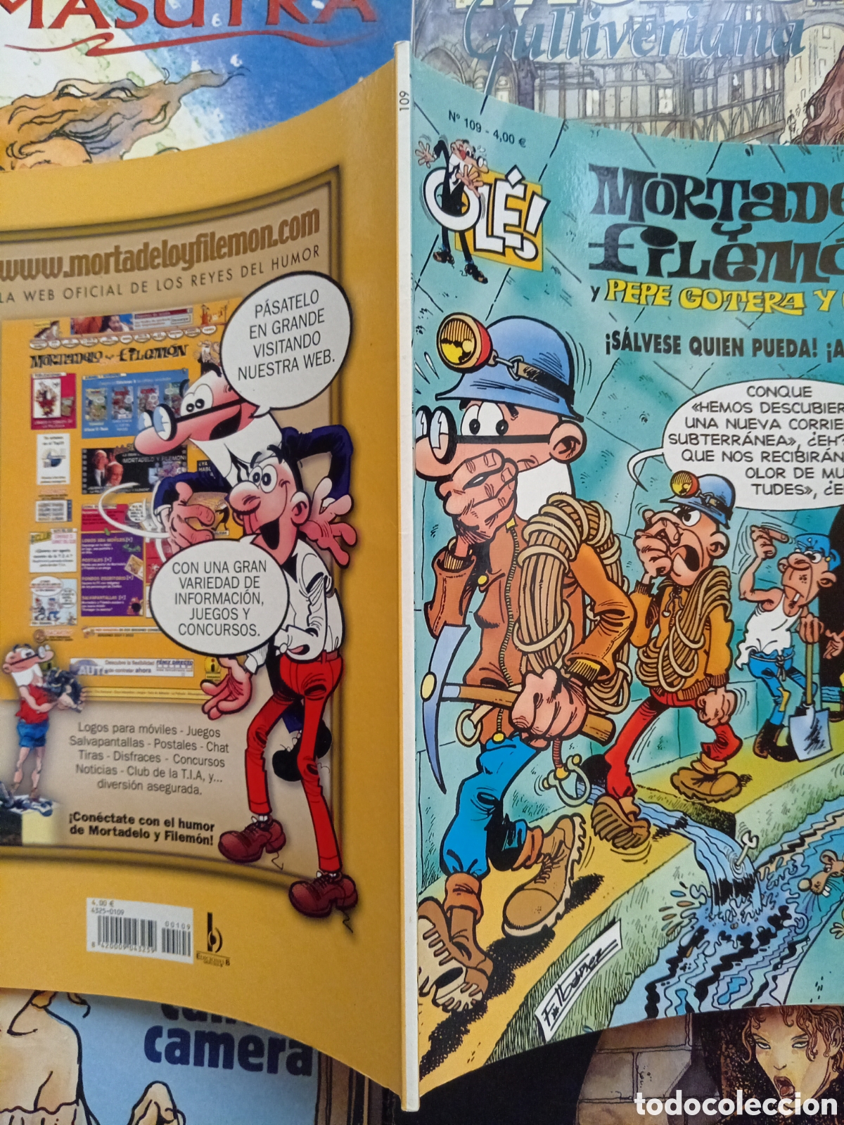 C&oacute;mics: Colecci&oacute;n Ol&eacute; Mortadelo y Filem&oacute;n 109 cj106 - Foto 3