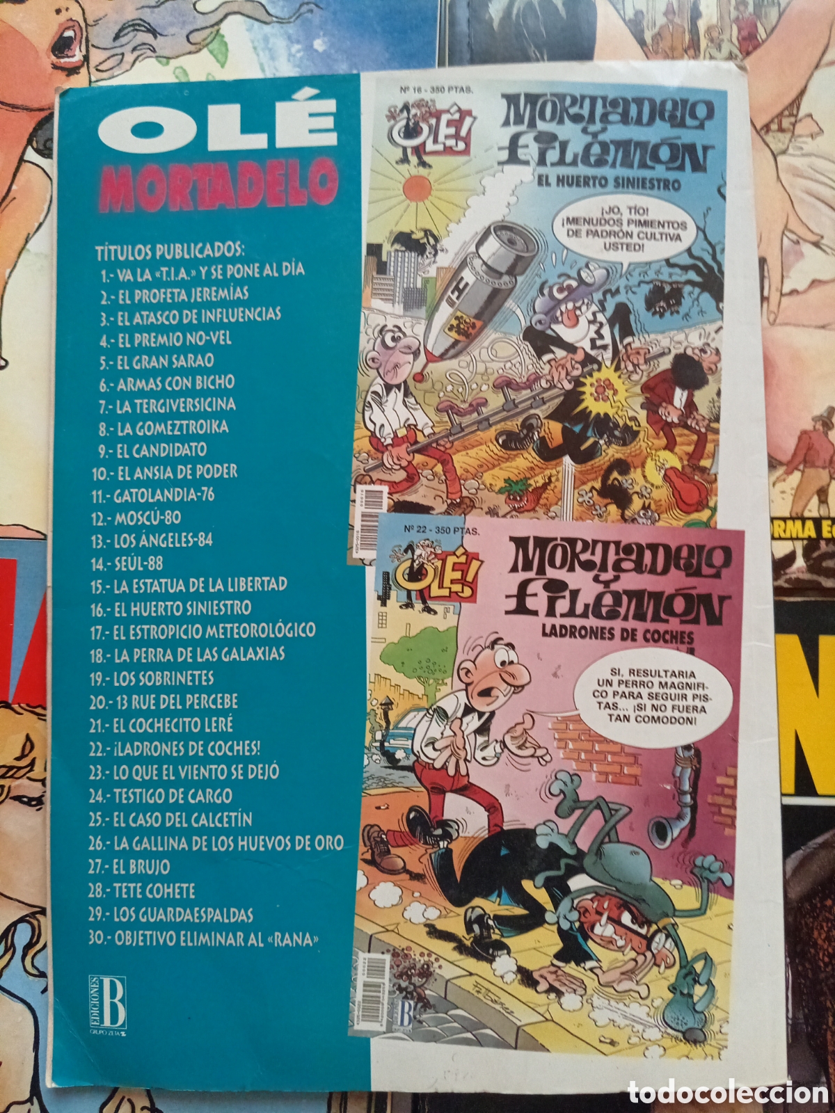 C&oacute;mics: Colecci&oacute;n Ol&eacute; Mortadelo y Filem&oacute;n 32 cj106 - Foto 2