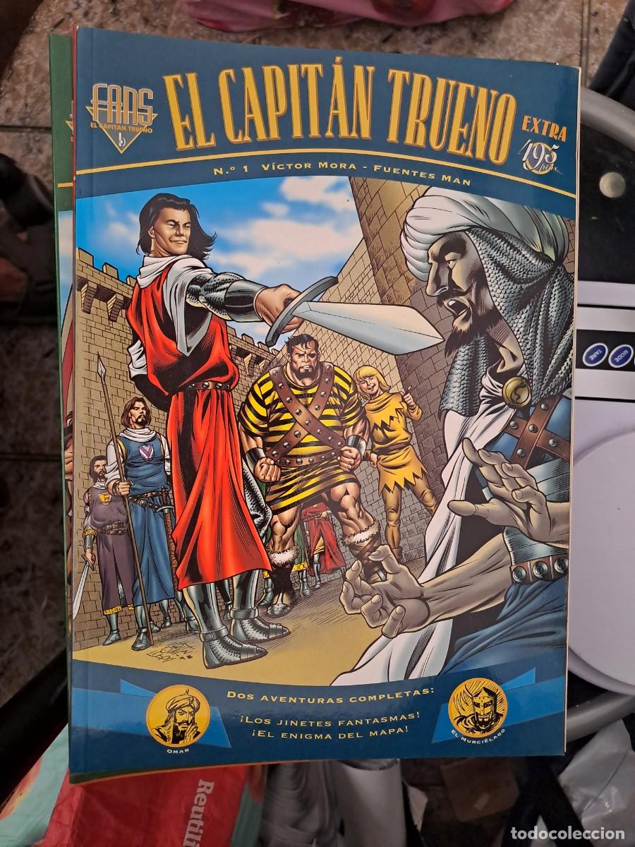 C&oacute;mics: El capit&aacute;n trueno extra, Fans ediciones B, casi completa 38 de 44 en muy buen estado Bolsa DA