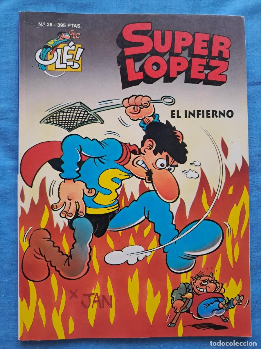 C&oacute;mics: C&Oacute;MIC &rdquo;OL&Eacute;&rdquo; N&ordm; 28 DE SUPER L&Oacute;PEZ TITULADO &rdquo;EL INFIERNO&rdquo; DE EDICIONES B
