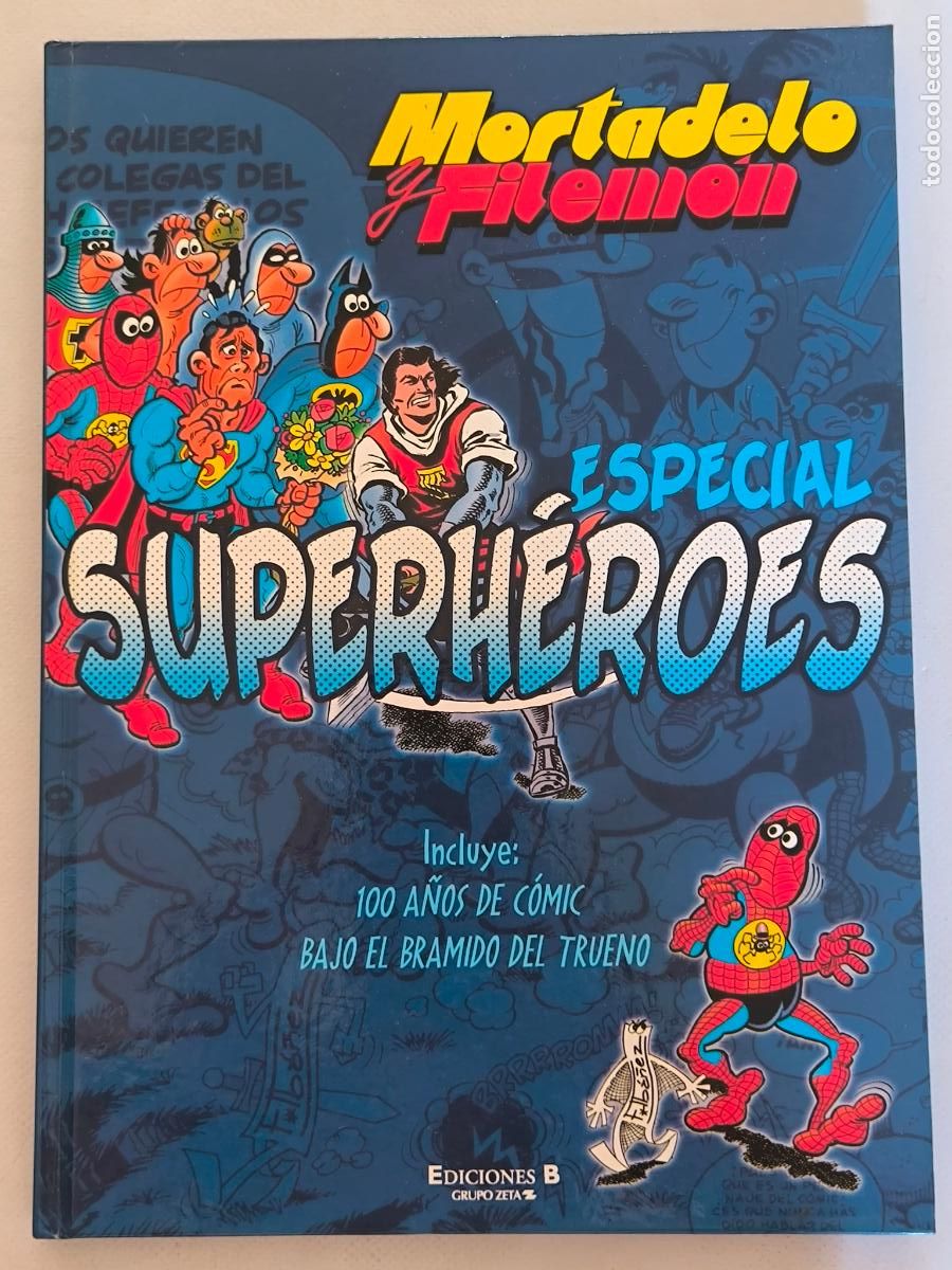 C&oacute;mics: MORTADELO Y FILEMON ESPECIAL SUPERHEROES - EDICIONES B - TAPA DURA (DY)