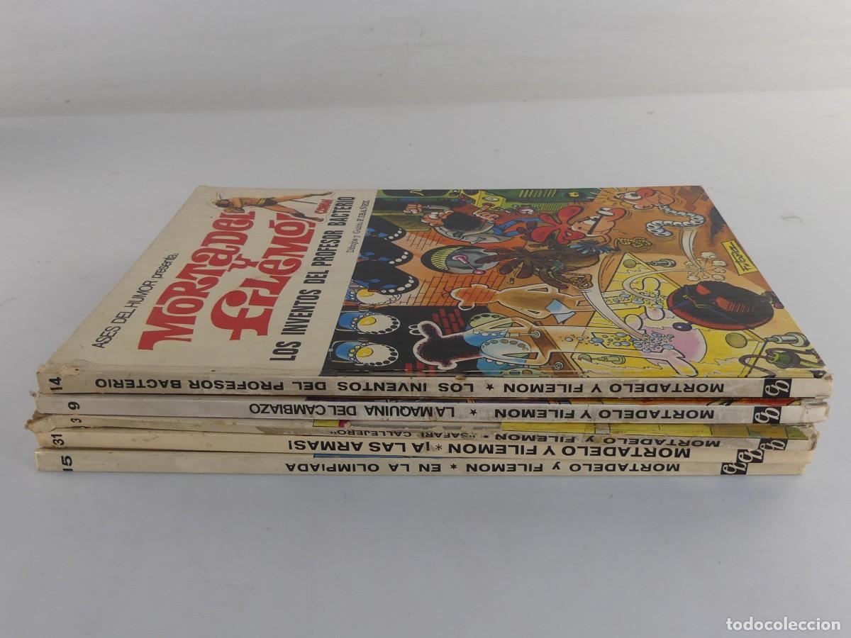 Comics: 208.LOTE DE 5 COMICS DE MORTADELO Y FILEMON