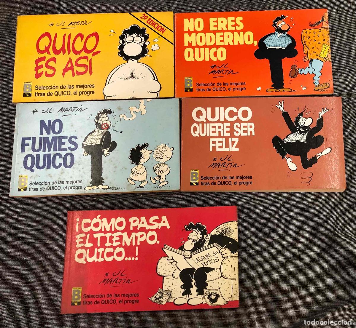 C&oacute;mics: SELECCION DE LAS MEJORES TIRAS DE QUICO, EL PROGRE N&ordm; 1 AL 5. COMPLETA EDICIONES B