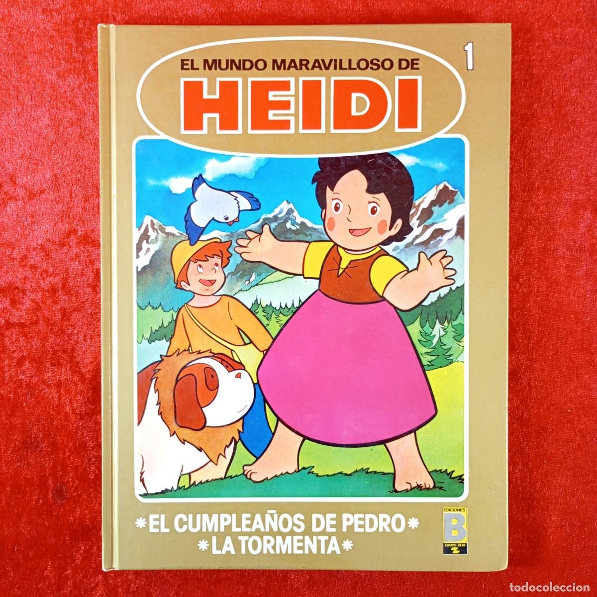 C&oacute;mics: EL MUNDO MARAVILLOSO DE HEIDI - EL CUMPLEA&Ntilde;OS DE PEDRO, LA TORMENTA - N&ordm;1 - EDICIONES B / 502