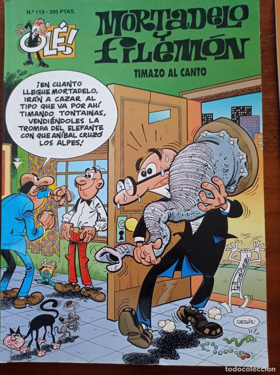 C&oacute;mics: MORTADELO Y FILEM&Oacute;N - OL&Eacute; N&ordm; 119 - TIMAZO AL CANTO - EDICIONES B - Foto 1