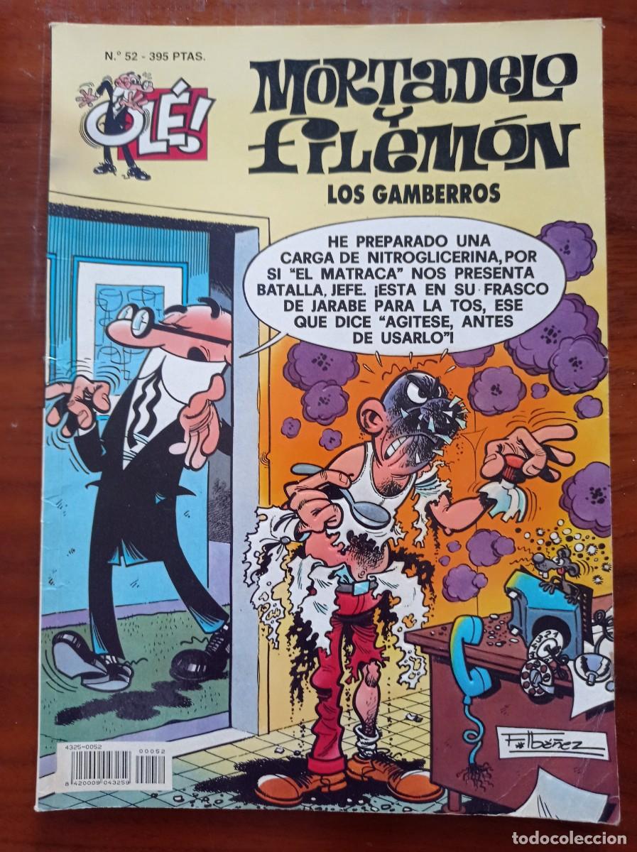 Comics: MORTADELO Y FILEM&Oacute;N - OL&Eacute; N&ordm; 52 - LOS GAMBERROS - EDICIONES B