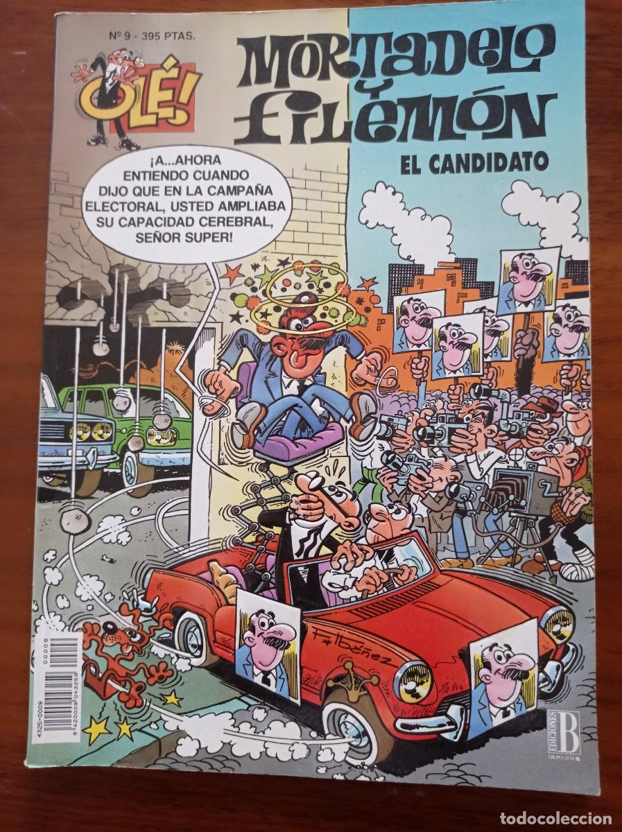 C&oacute;mics: MORTADELO Y FILEM&Oacute;N - OL&Eacute; N&ordm; 9 - EL CANDIDATO - EDICIONES B - Foto 1