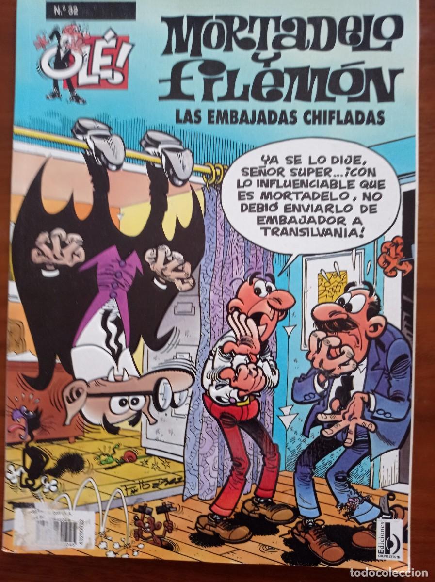 C&oacute;mics: MORTADELO Y FILEM&Oacute;N - OL&Eacute; N&ordm; 32 - LAS EMBAJADAS CHIFLADAS - EDICIONES B - Foto 1
