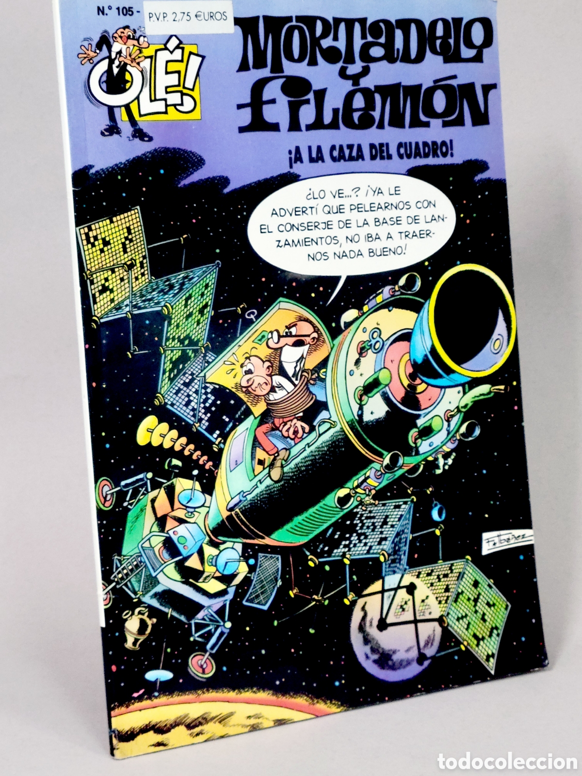 C&oacute;mics: C&Oacute;MIC MORTADELO Y FILEM&Oacute;N 105A LA CAZA DEL CUADRO OLE EDICIONES B TERCERA EDICI&Oacute;N BUEN ESTADO