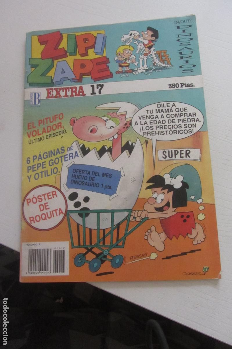 C&oacute;mics: ZIPI Y ZAPE. EXTRA N&ordm; 17. EDICIONES B. ARX218 - Foto 1