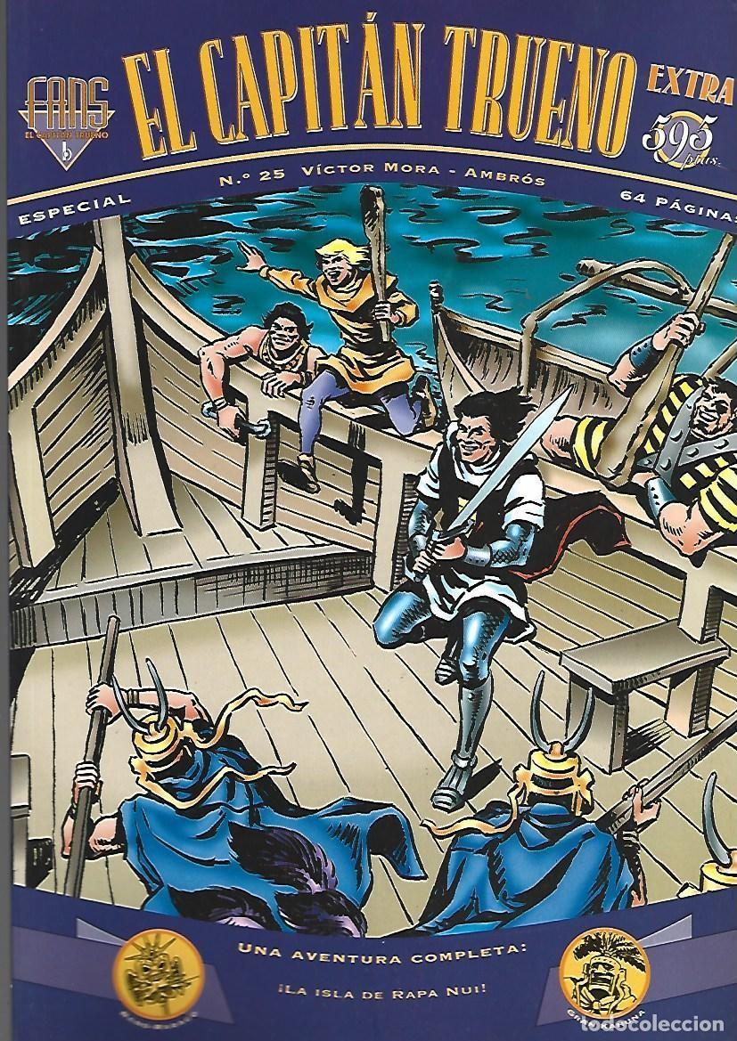 C&oacute;mics: El capit&aacute;n Trueno extra, 25: la isla de Rapa Nui, 2001, Ediciones B, buen estado