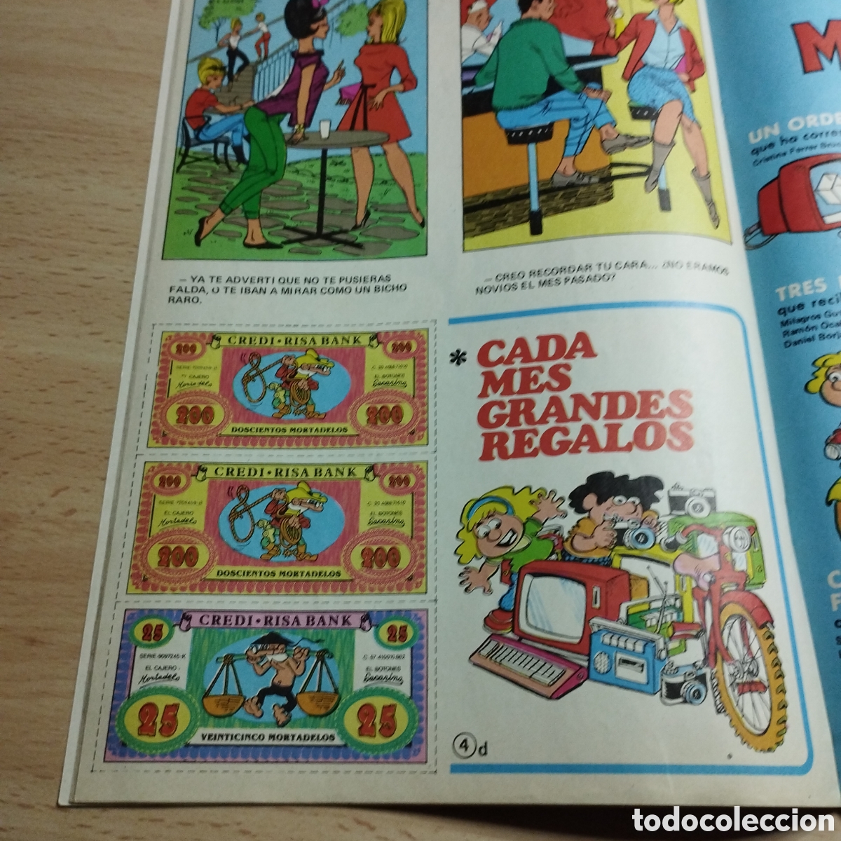 C&oacute;mics: Mortadelo N⁰32. Ediciones B. 1987. Con los billetes. - Foto 5