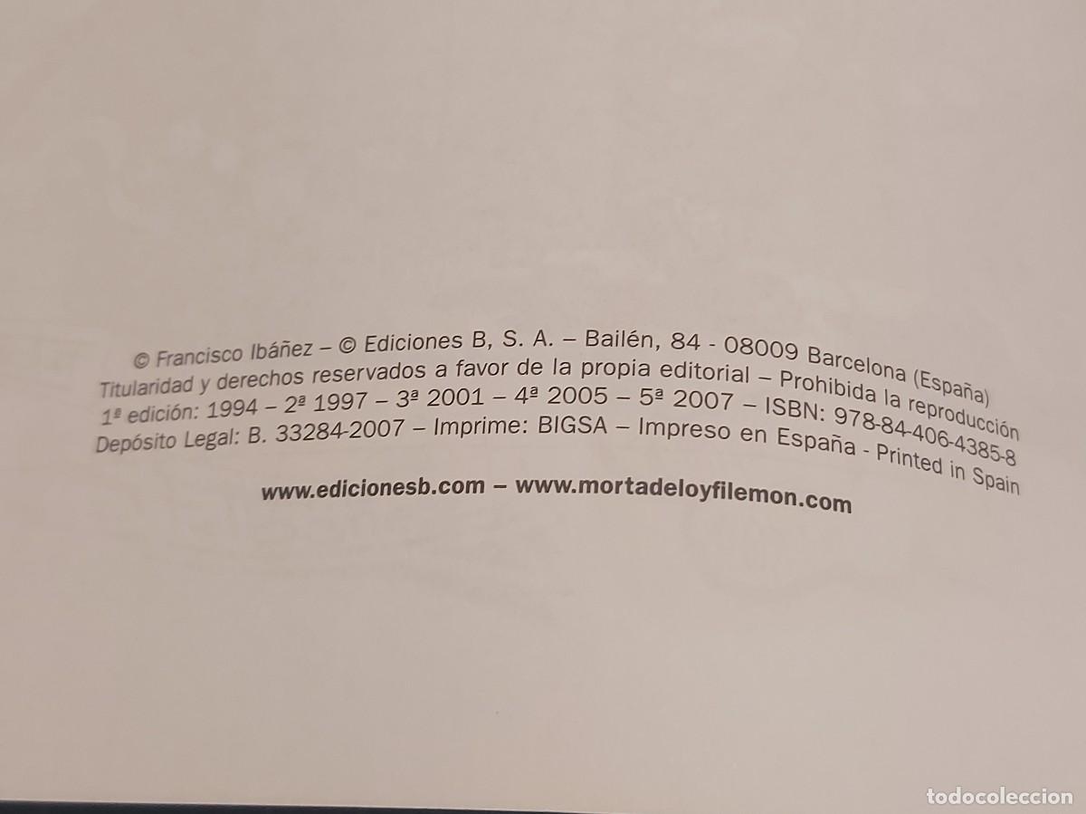 C&oacute;mics: MORTADELO Y FILEM&Oacute;N | COLECCI&Oacute;N OL&Eacute; 56 | 5&ordf; EDICI&Oacute;N | EDICIONES B-2007 | NUEVO - Foto 4