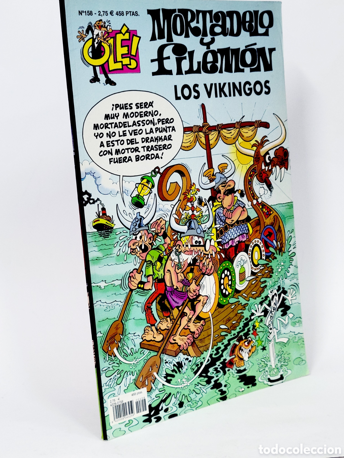 C&oacute;mics: C&Oacute;MIC MORTADELO Y FILEM&Oacute;N 158 LOS VIKINGOS OLE EDICIONES B PRIMERA EDICI&Oacute;N BUEN ESTADO