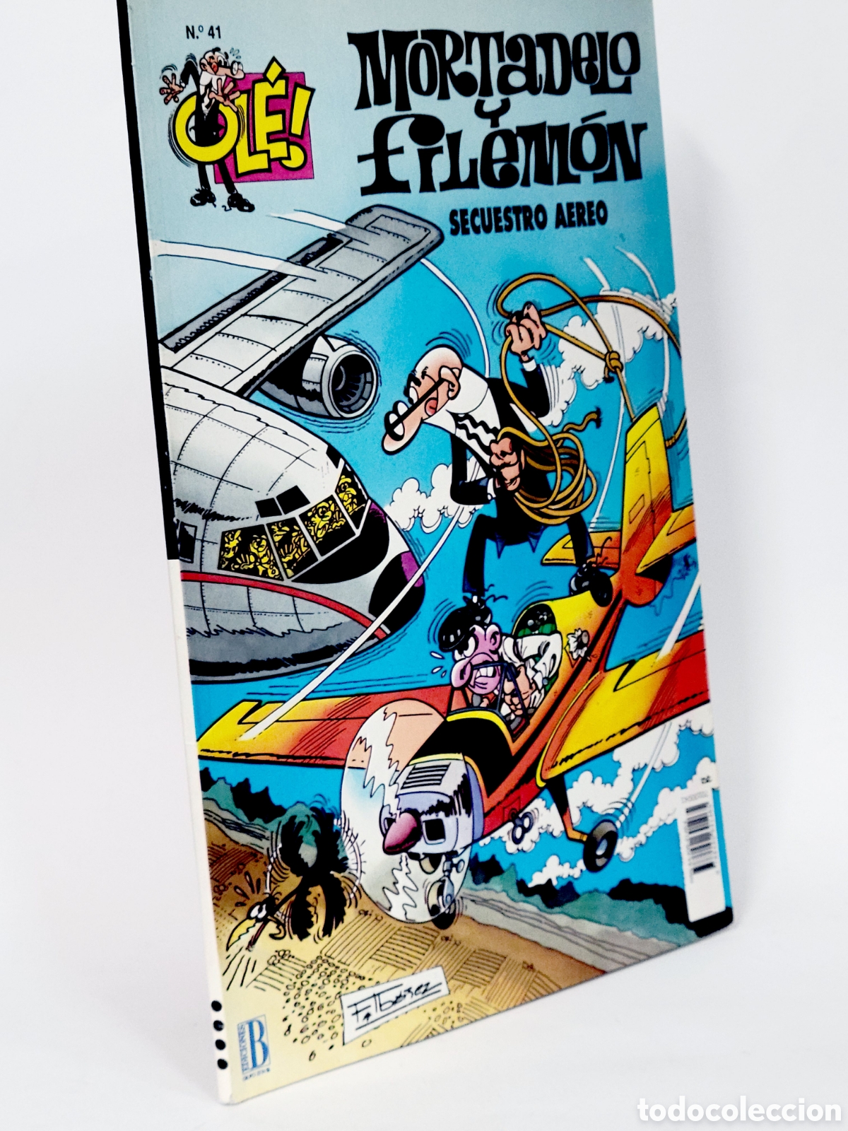 C&oacute;mics: C&Oacute;MIC MORTADELO Y FILEM&Oacute;N 41 SECUESTRO AEREO OLE EDICIONES B PRIMERA EDICI&Oacute;N BUEN ESTADO