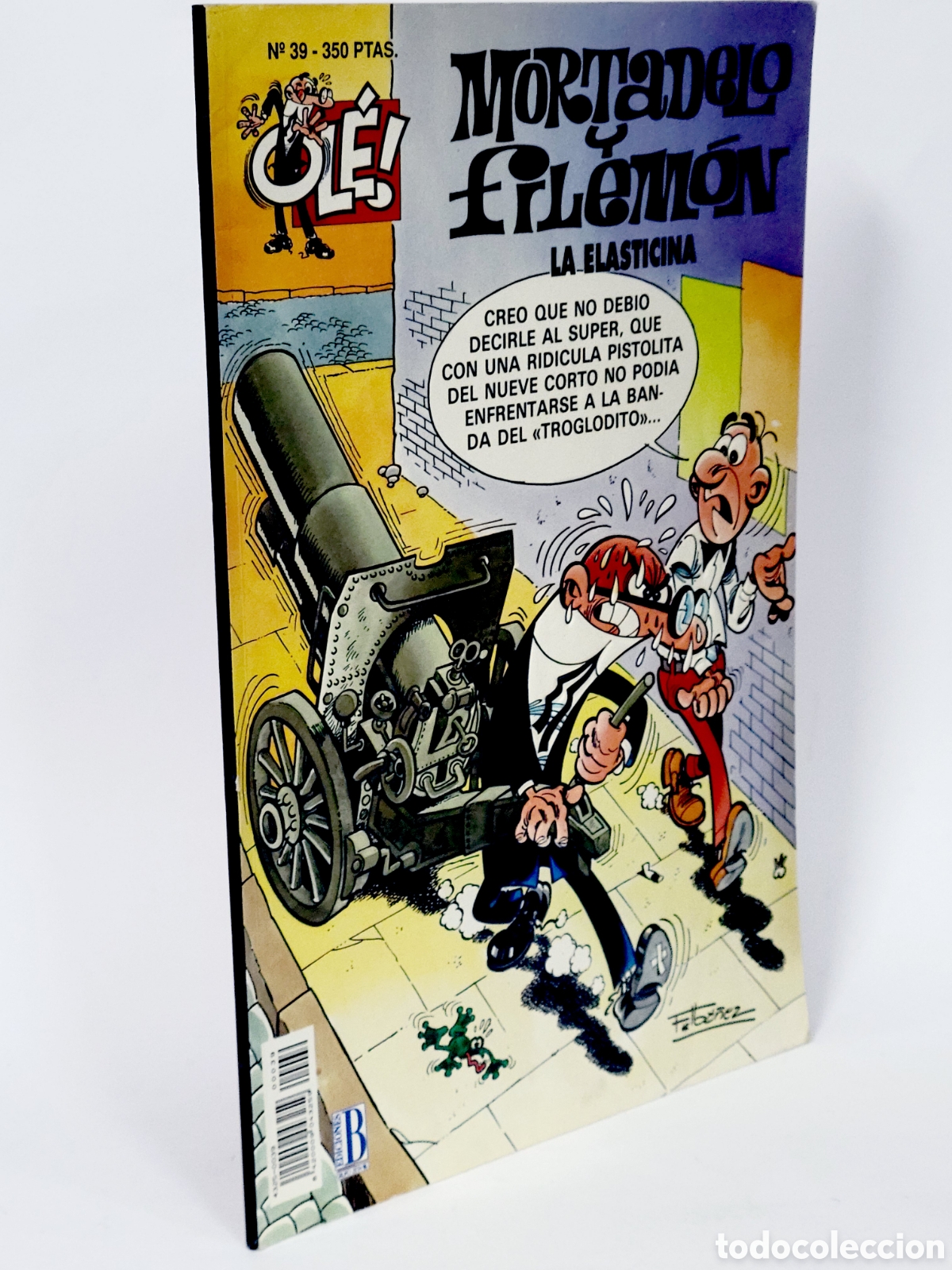C&oacute;mics: C&Oacute;MIC MORTADELO Y FILEMON 39 LA ELASTICINA OLE EDICIONES B PRIMERA EDICI&Oacute;N BUEN ESTADO