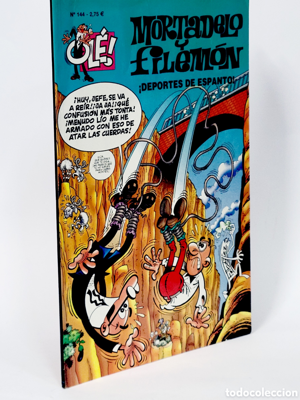 C&oacute;mics: C&Oacute;MIC MORTADELO Y FILEM&Oacute;N 144 DEPORTES DE ESPANTO OLE EDICIONES B SEGUNDA EDICI&Oacute;N BUEN ESTADO