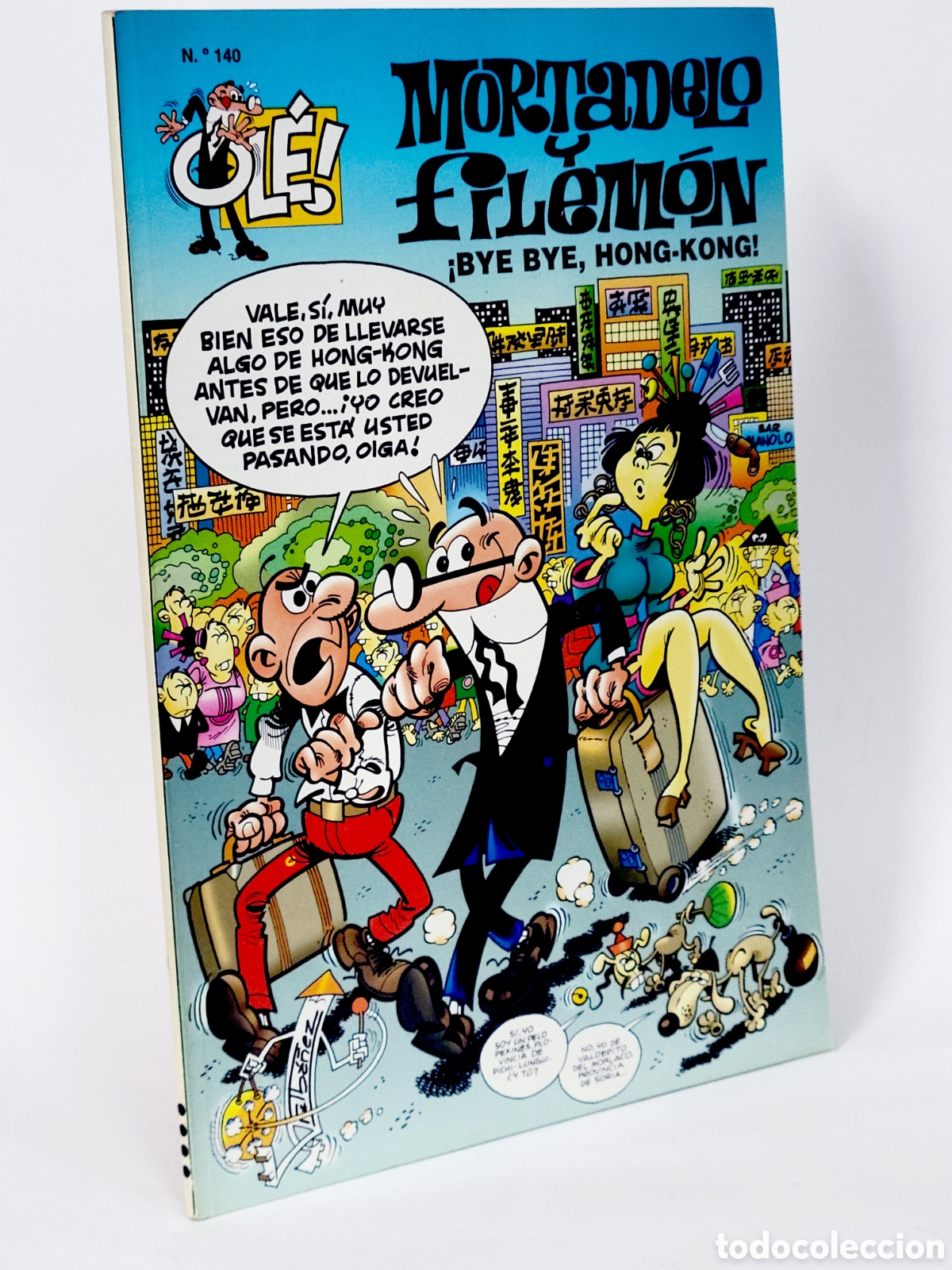 C&oacute;mics: C&Oacute;MIC MORTADELO Y FILEM&Oacute;N 140 BYE BYE HONG KONG OLE EDICIONES B SEGUNDA EDICI&Oacute;N BUEN ESTADO