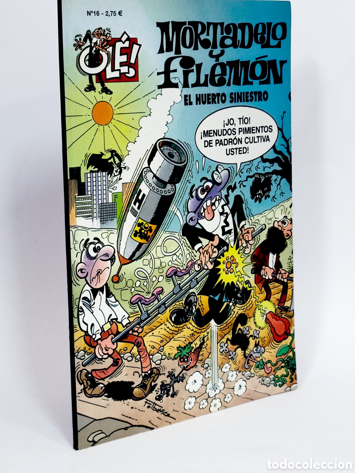 C&oacute;mics: C&Oacute;MIC MORTADELO Y FILEM&Oacute;N 16 EL HUERTO SINIESTRO OLE EDICIONES B QUARTO EDICI&Oacute;N BUEN ESTADO