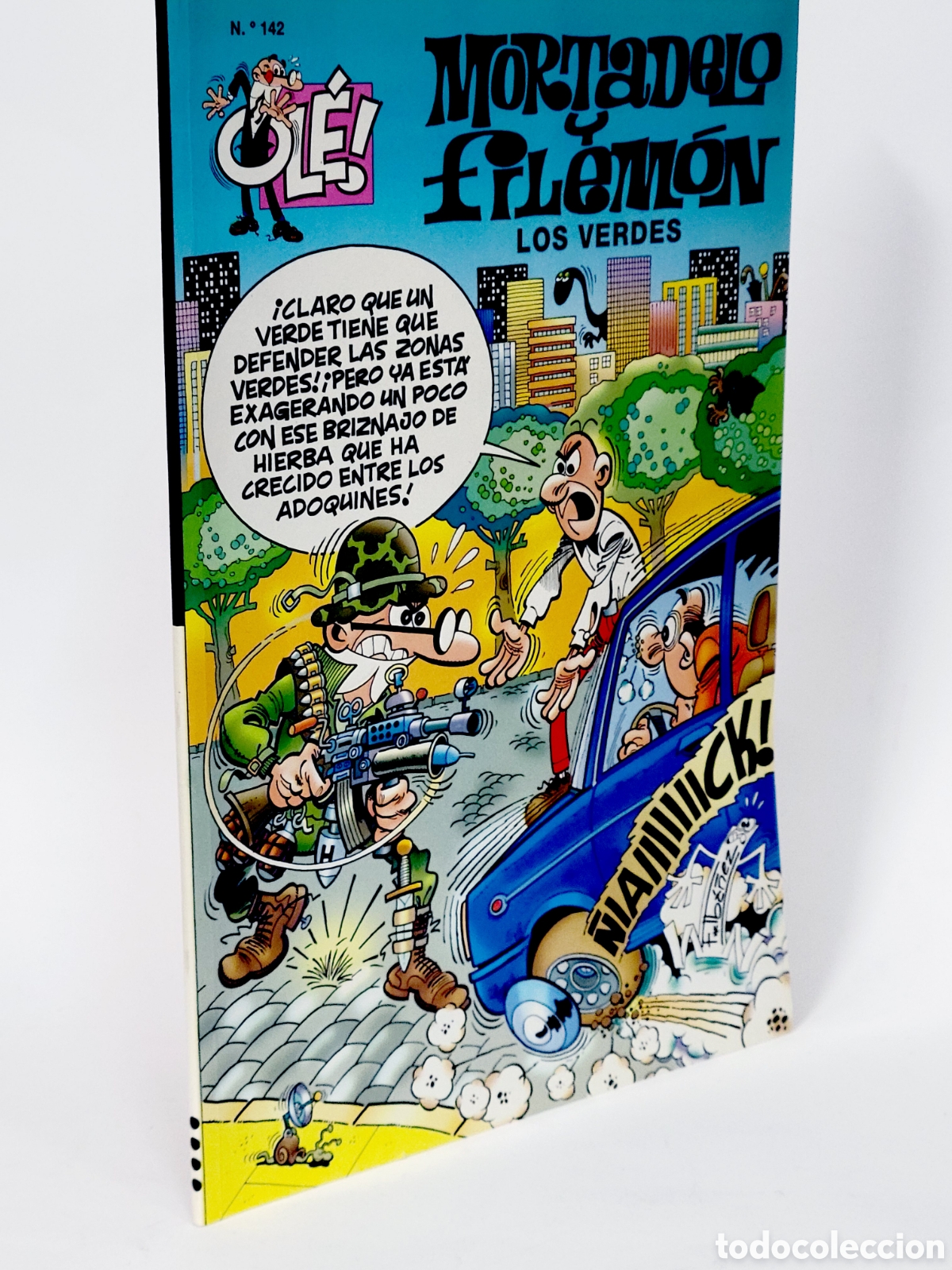 C&oacute;mics: C&Oacute;MIC MORTADELO Y FILEM&Oacute;N 142 LOS VERDES OLE EDICIONES B PRIMERA EDICI&Oacute;N CASI EXCELENTE ESTADO