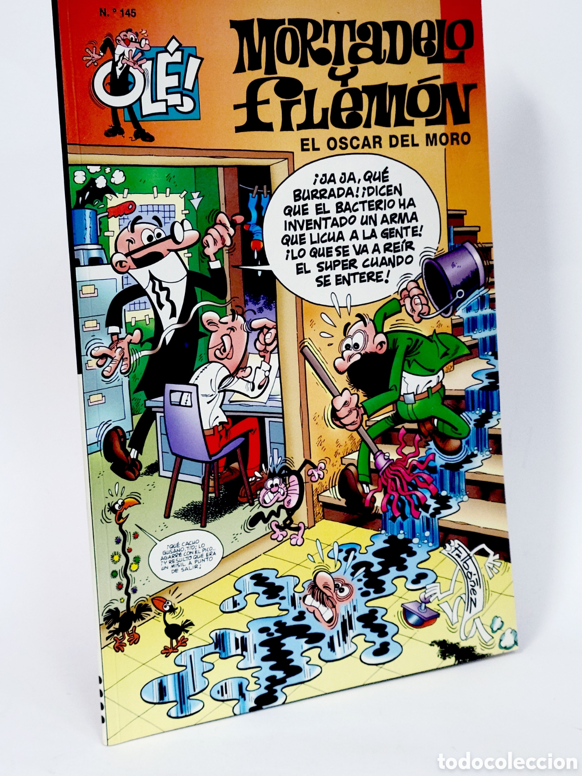 C&oacute;mics: C&Oacute;MIC MORTADELO Y FILEM&Oacute;N 145 EL OSCAR DEL MORO OLE EDICIONES B PRIMERA EDICI&Oacute;N EXCELENTE ESTADO
