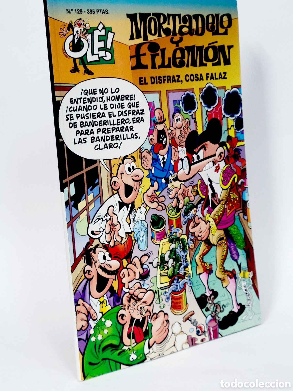 C&oacute;mics: C&Oacute;MIC MORTADELO Y FILEM&Oacute;N 129 EL DISFRAZ COSA FALAZ OLE EDICIONES B PRIMERA EDICI&Oacute;N EXCELENTE ESTADO
