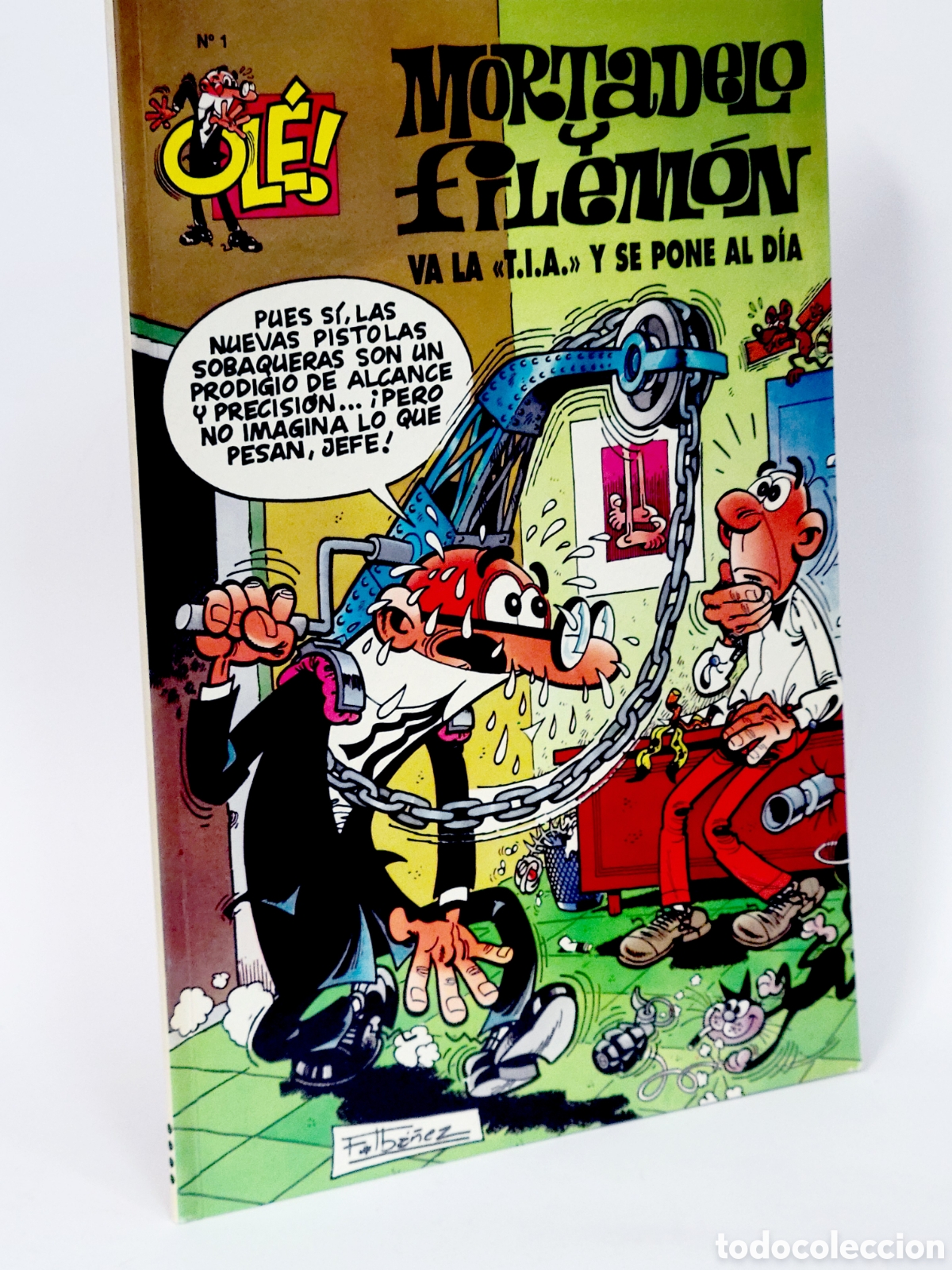C&oacute;mics: C&Oacute;MIC MORTADELO Y FILEM&Oacute;N 1 VA LA TIA Y SE PONE AL DI OLE EDICIONES B SEXTA EDICI&Oacute;N EXCELENTE ESTADO