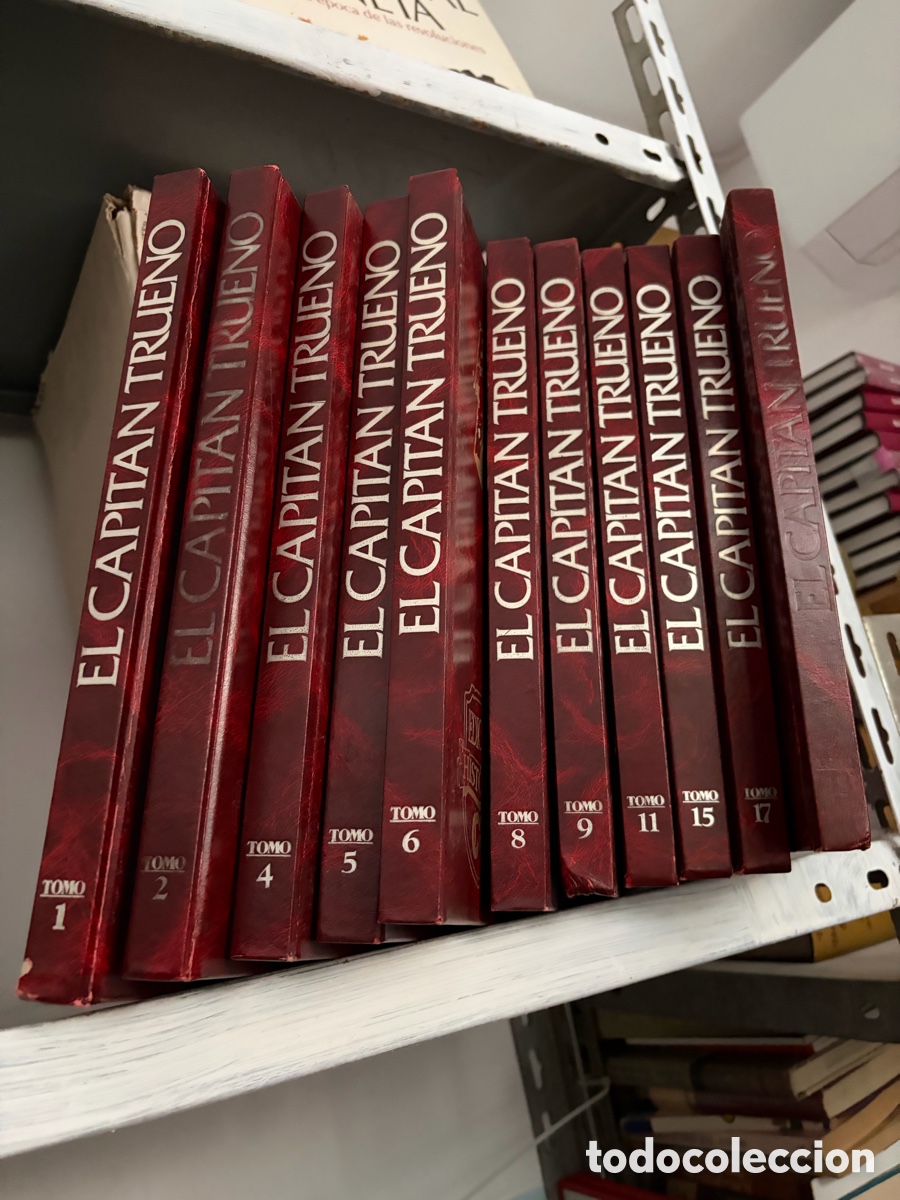 C&oacute;mics: Lote de c&oacute;mics El capit&aacute;n trueno. Edici&oacute;n hist&oacute;rica. Tomos 1, 2, 4, 5, 6, 8, 9, 11, 15, 17, 18