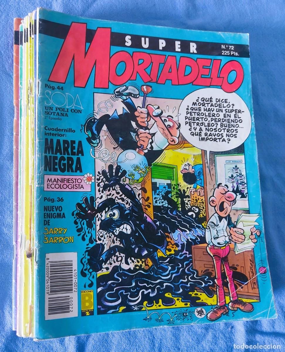 C&oacute;mics: LOTE DE 8 COMICS DE SUPER MORTADELO
