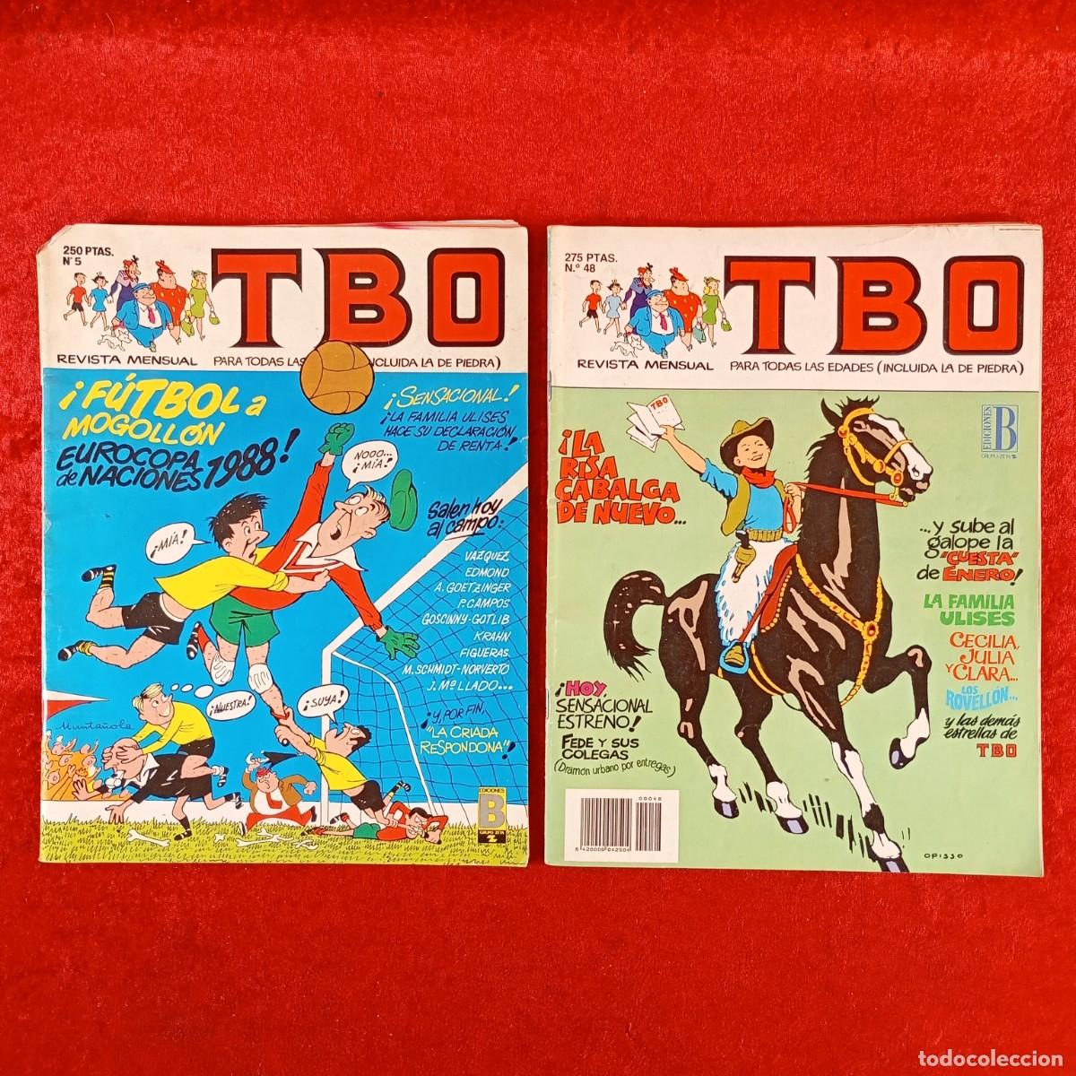 C&oacute;mics: TBO - REVISTA MENSUAL PARA TODAS LAS EDADES - EDICIONES B - N&Uacute;MEROS 5, 48 / 1791