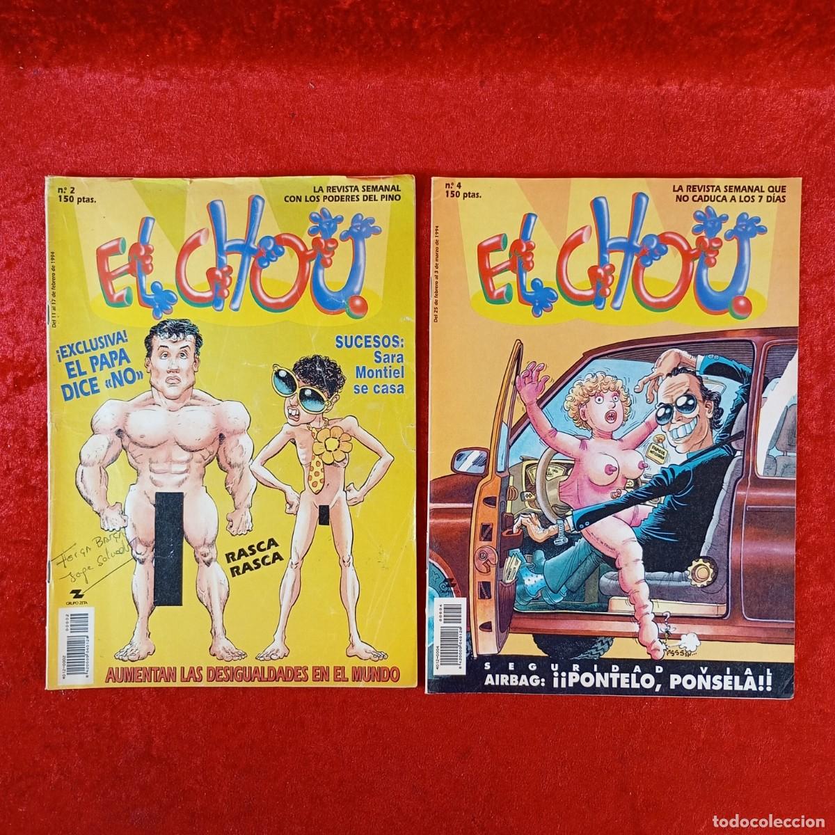 C&oacute;mics: EL CHOU - EDICIONES B - LOTE 2 REVISTAS - N&Uacute;MEROS 2, 4 / 1799