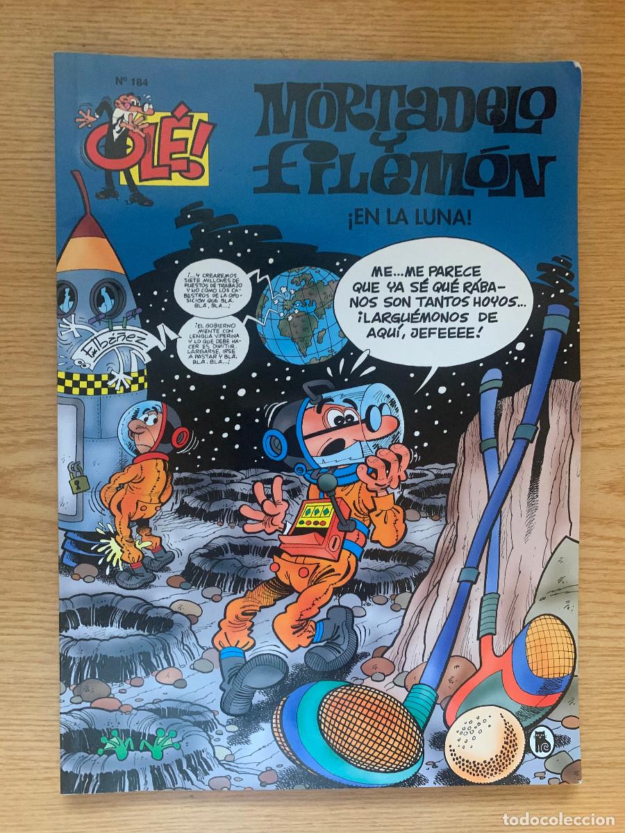 C&oacute;mics: Mortadelo y Filem&oacute;n n&ordm; 184: En La Luna - Colecci&oacute;n Ol&eacute; - Buen Estado