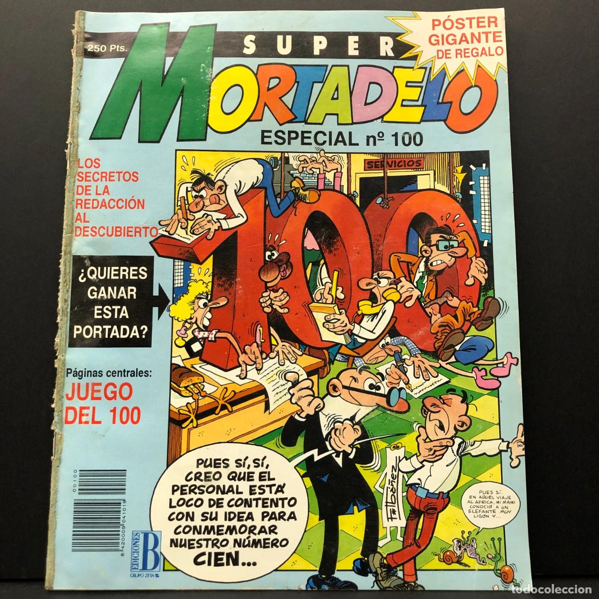 C&oacute;mics: SUPER MORTADELO - EDICIONES B - ESPECIAL N&ordm; 100 - FRANCISCO IB&Aacute;&Ntilde;EZ - SIN P&Oacute;STER / 304