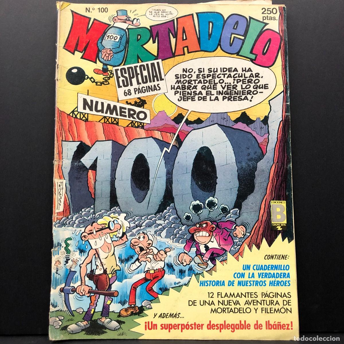 C&oacute;mics: MORTADELO Y FILEM&Oacute;N - N&Uacute;MERO 100 - ESPECIAL 68 P&Aacute;GINAS - EDICIONES B - FRANCISCO IB&Aacute;&Ntilde;EZ / 312