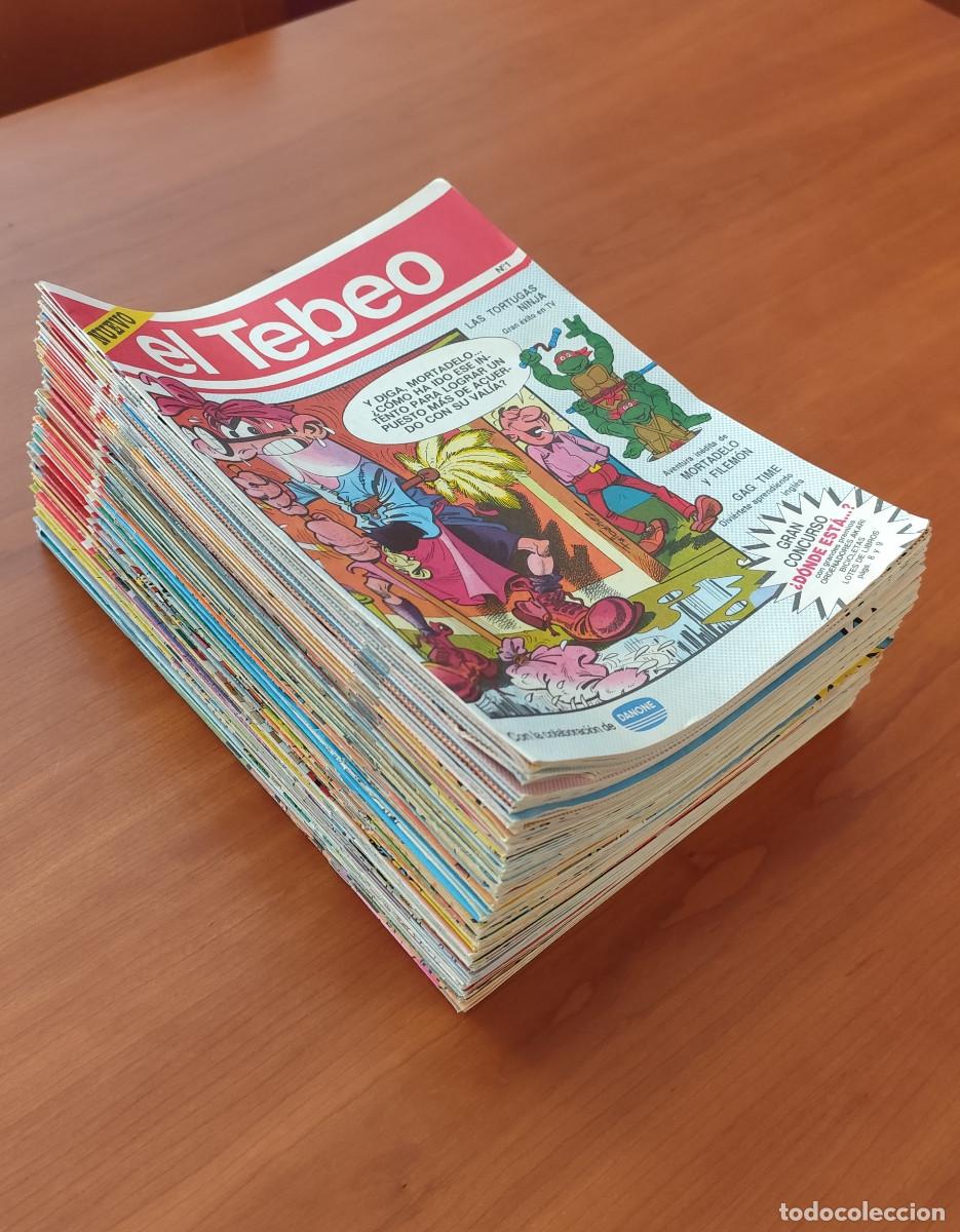 C&oacute;mics: EL TEBEO EDICIONES B SUPLEMENTO EL PERIODICO LOTE 92 NUMEROS 1-92