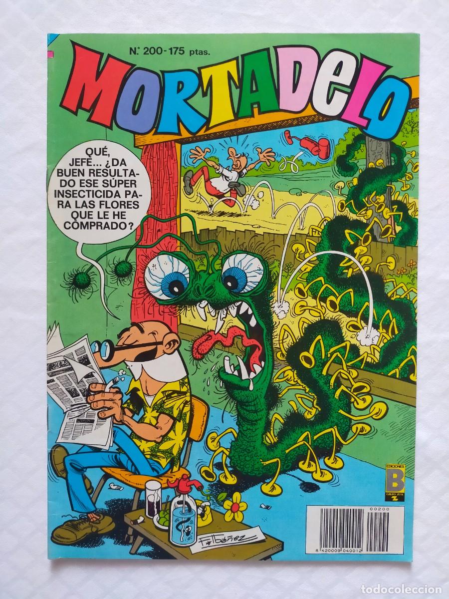 C&oacute;mics: MORTADELO N&ordm; 200 (Junio 1991) - Ediciones B Grupo Zeta. (&Uacute;ltimo n&uacute;mero de la Colecci&oacute;n)