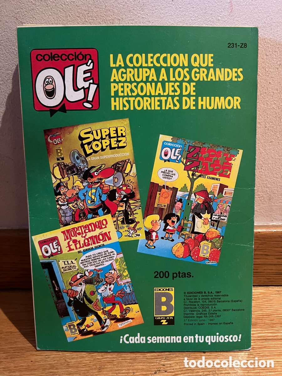 C&oacute;mics: Zipi y Zape y Carpanta n&uacute;mero 231 - Z8 - Foto 2