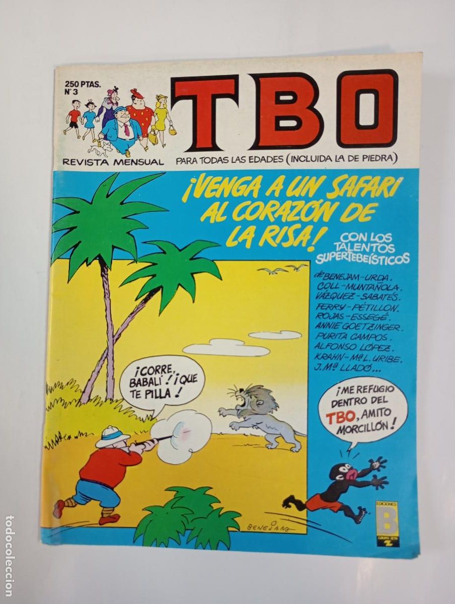 C&oacute;mics: TBO N&ordm; 3. REVISTA MENSUAL. EDICIONES B. TDKR94 - Foto 1