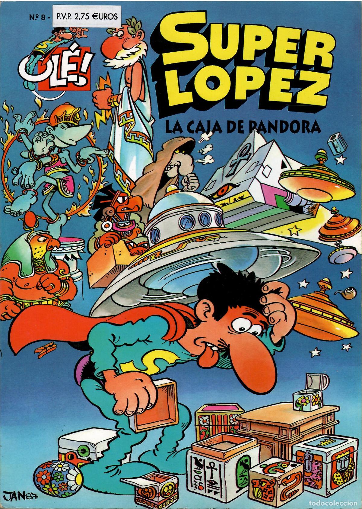 C&oacute;mics: Comic Super Lopez, Coleccion Ole n&ordm; 8: La caja de Pandora - Ediciones B