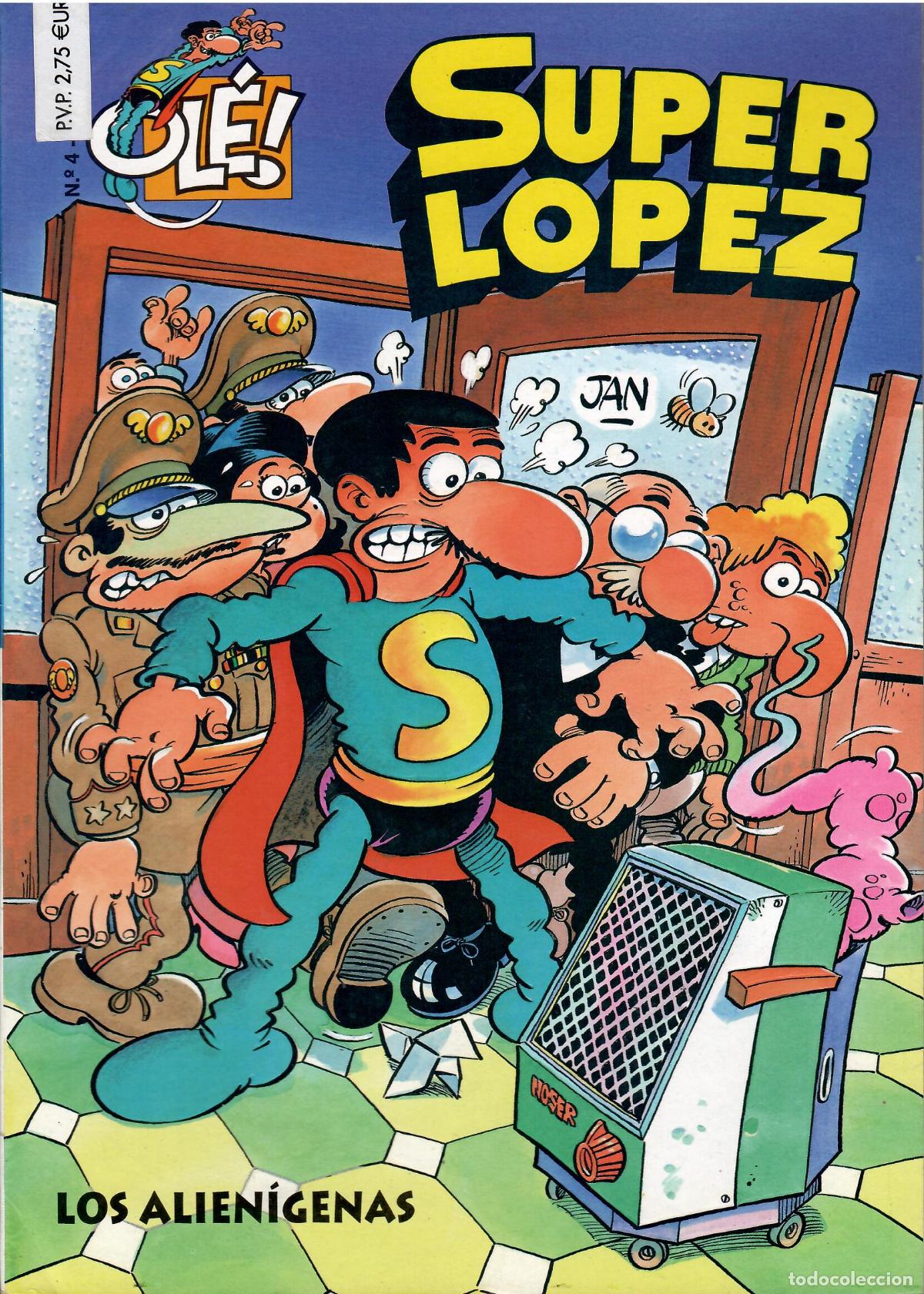 C&oacute;mics: Comic Super Lopez, Coleccion Ole n&ordm; 4: Los alienigenas - Ediciones B