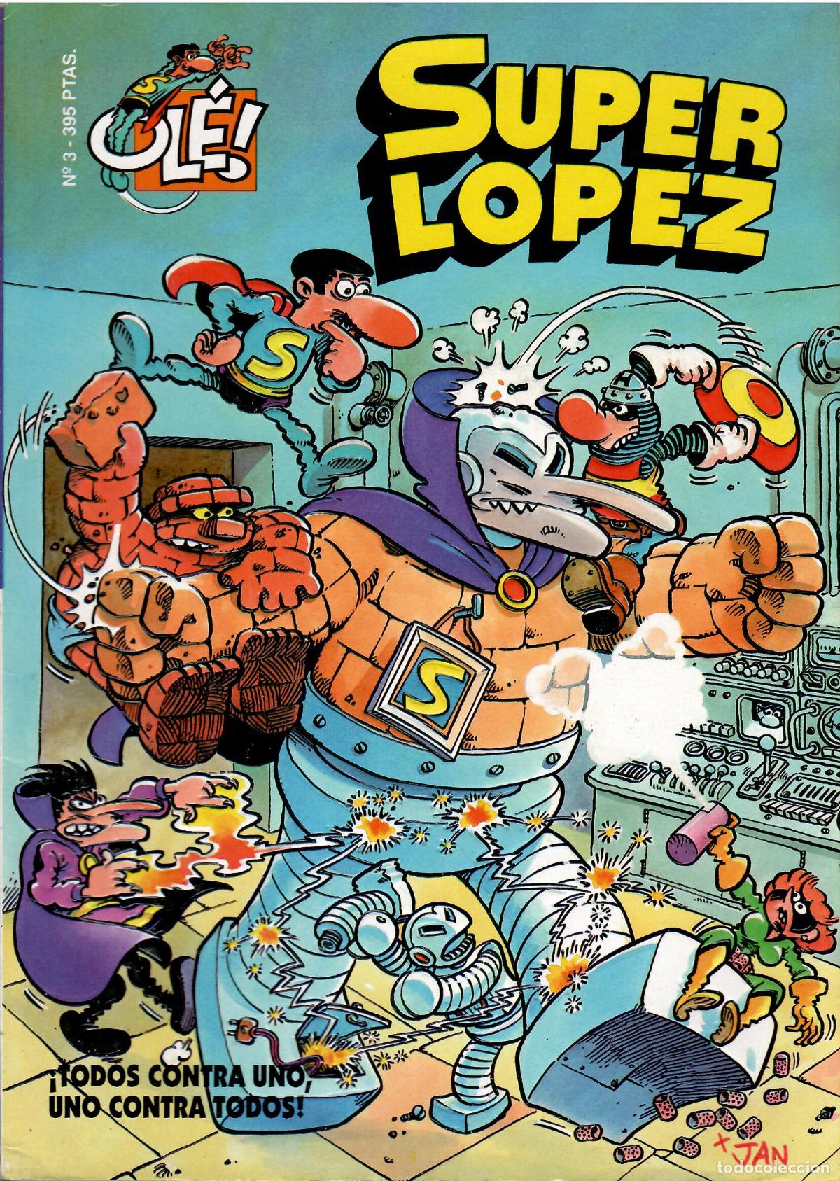 C&oacute;mics: Comic Super Lopez, Coleccion Ole n&ordm; 3: Todos contra uno, uno contra todos - Ediciones B