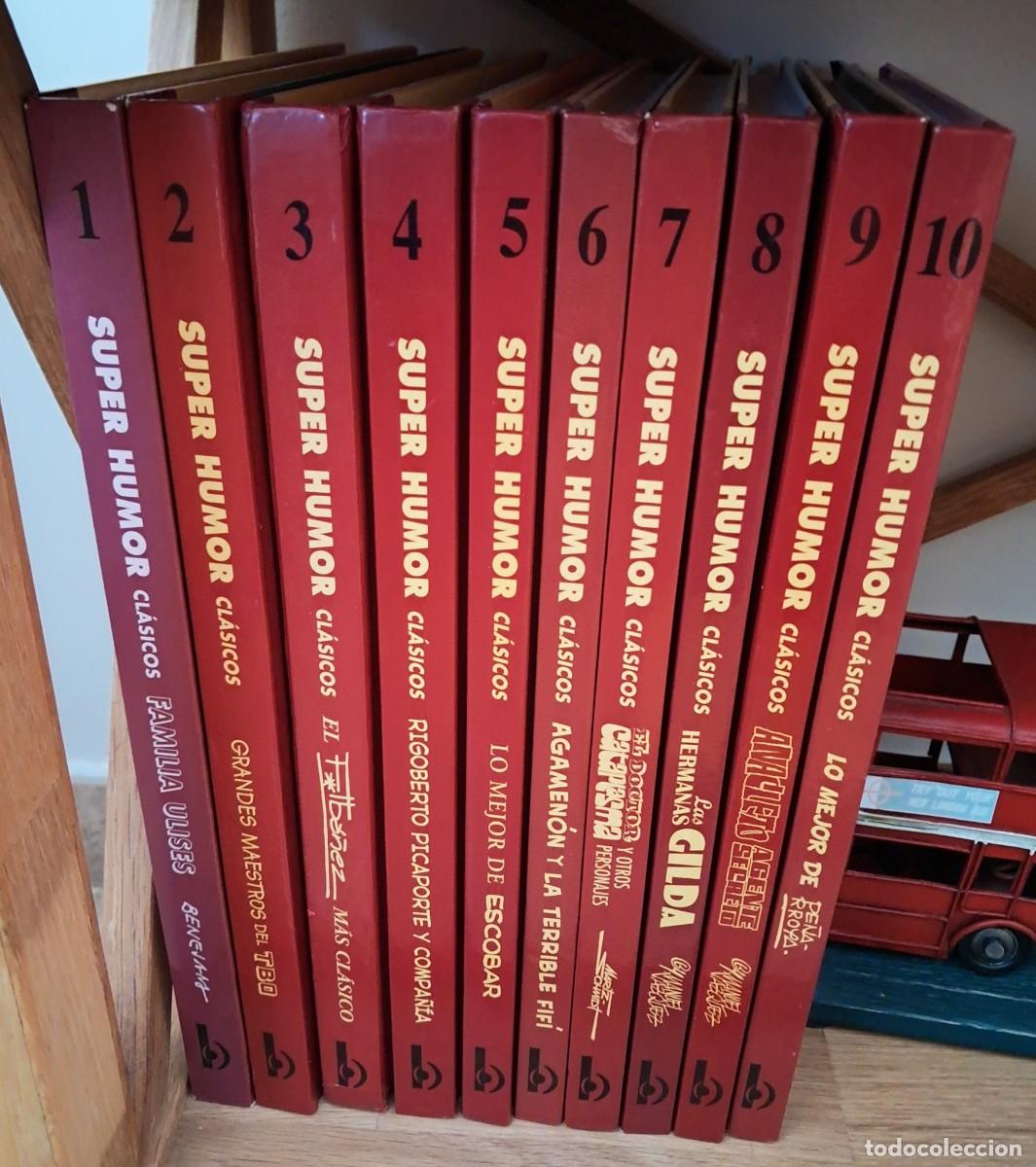 C&oacute;mics: COLECCI&Oacute;N COMPLETA &rdquo;SUPER HUMOR CL&Aacute;SICOS&rdquo; LOS DIEZ TOMOS DE EDICIONES B